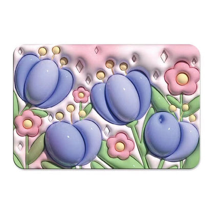 Fesara | Slip Resistant Vibrant Fast Drying Bath Mat
