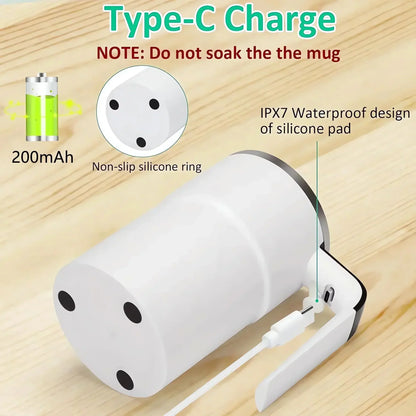 Smart Electronic Heat Mug with Auto Stirrer
