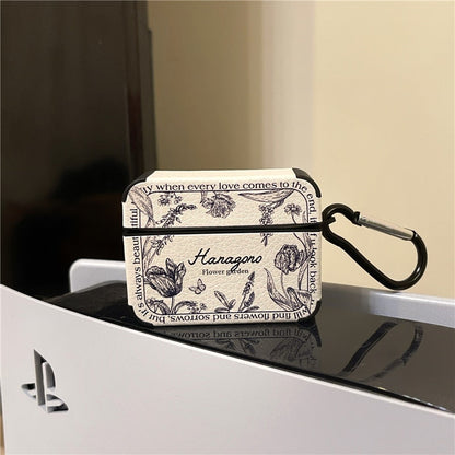 Colorful Floral Leather Airpod Cover