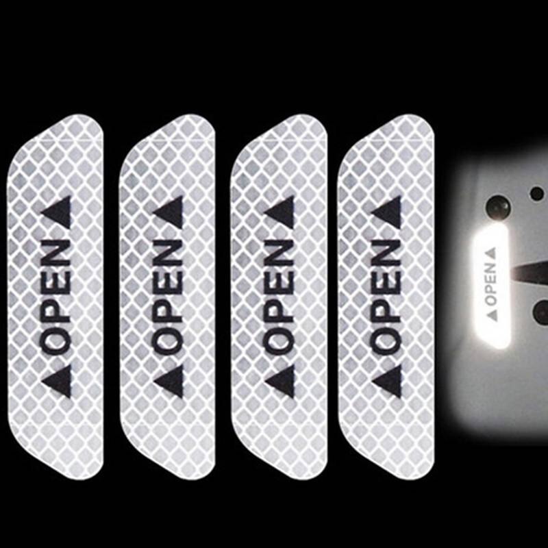 Fesara | 4PCS Safety Reflective Warning Stickers