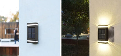 Outdoor Solar Powered Garden Wall Light