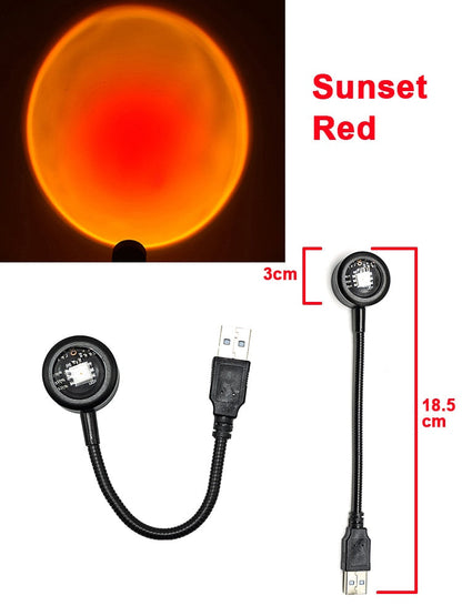Compact USB Colorful Night Light Lamp