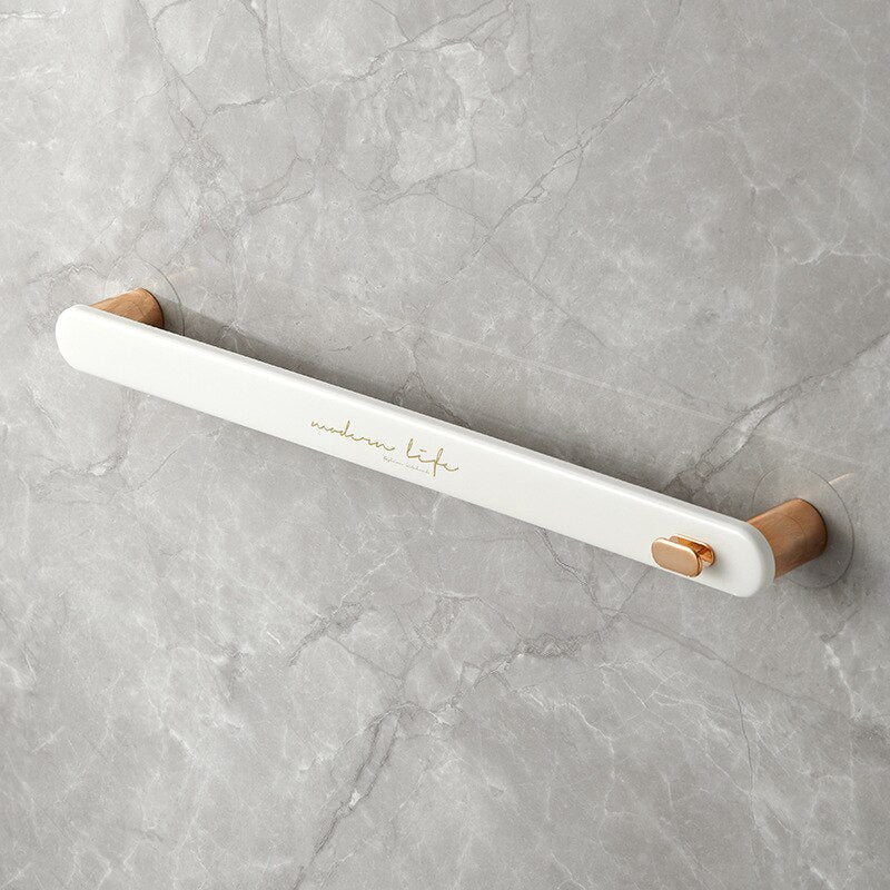 Wall Mount Compact Bathroom Towel Holder