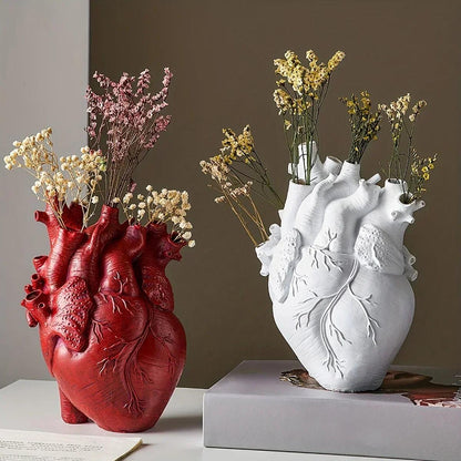 Romantic Heart Shaped Ceramic Vase
