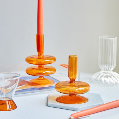 Unique Metal Spiral Candle Holders