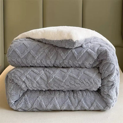 Plush Lamb Cashmere Heavy Weighted Winter Blanket