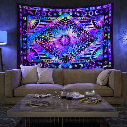 Vibrant Glow Wall Hanging Tapestry