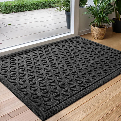 Durable Rubber Entrance Mat Non Slip Water Resistant