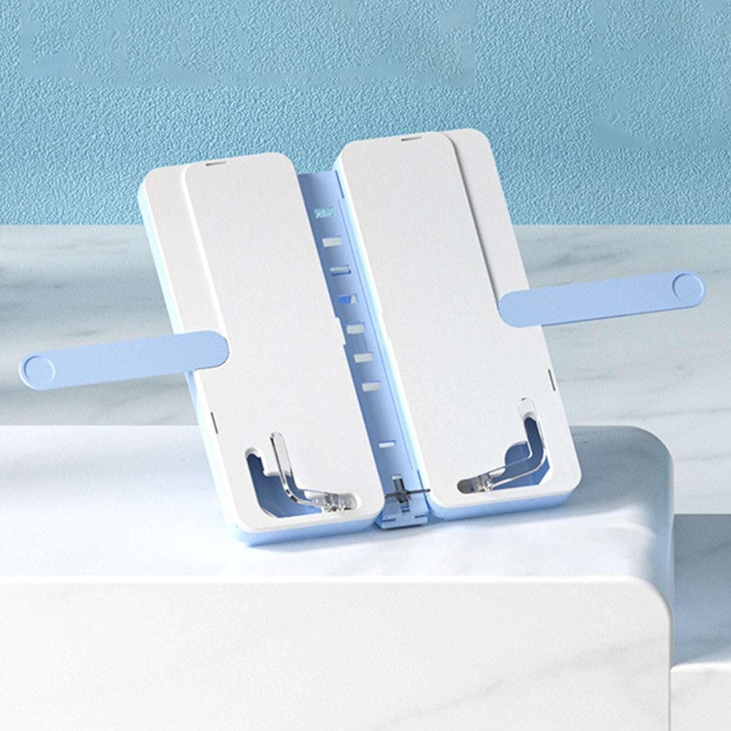Portable Collapsible Book Stand Desk Organizer Box