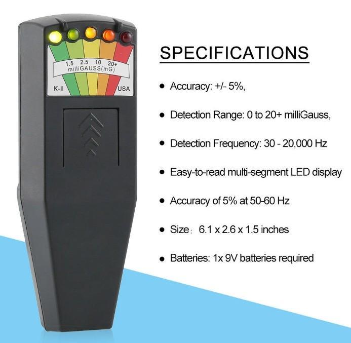 Fesara Paranormal EMF Ghost Detector Device