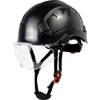 Protective Hard Hat with Goggles and Face Shield