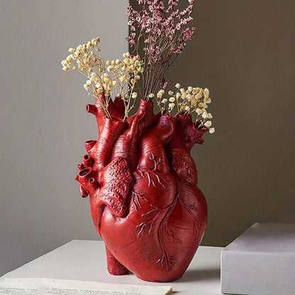 Romantic Heart Shaped Ceramic Vase