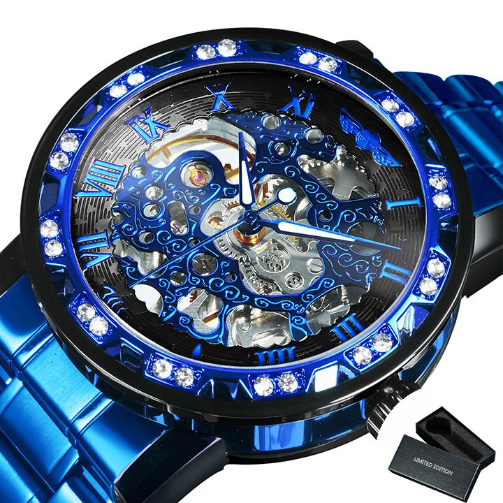 Stylish Mechanical Skeleton Men's Watch