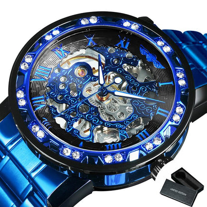 Stylish Mechanical Skeleton Men's Watch