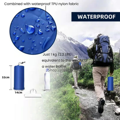 Lightweight Waterproof Camping Mattress with Pump & Connectors