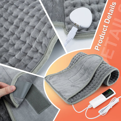 Electric Heat Wrap for Back and Waist Pain Relief