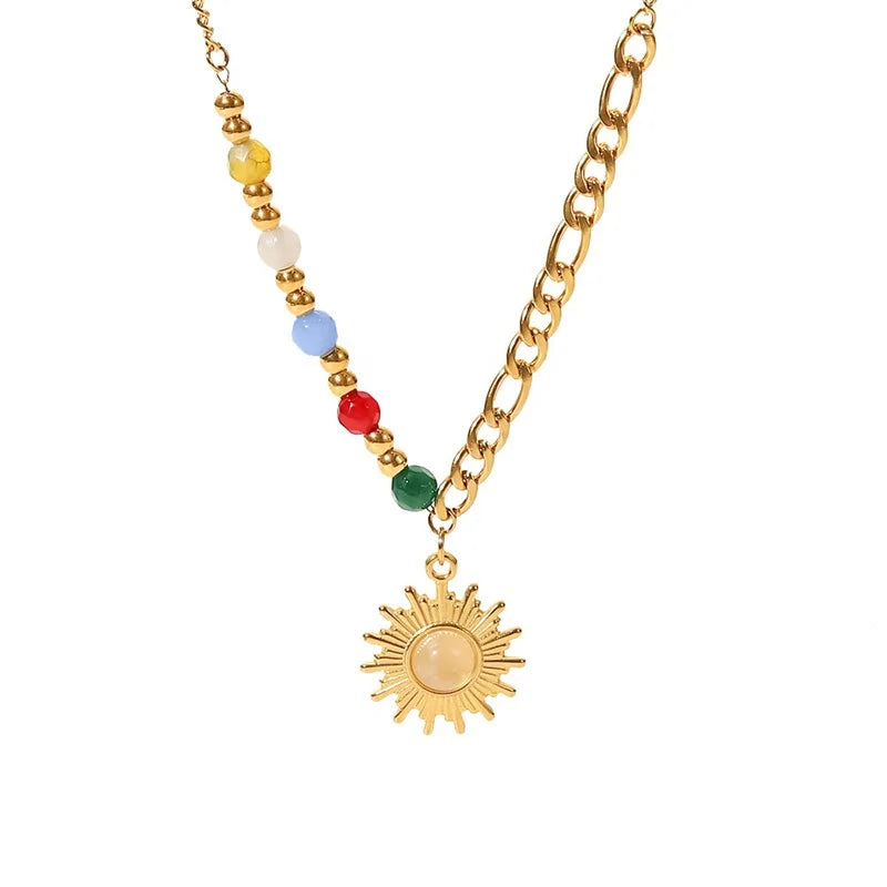 Delicate Bright Happy Pendant Necklace