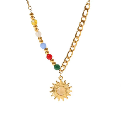 Delicate Bright Happy Pendant Necklace
