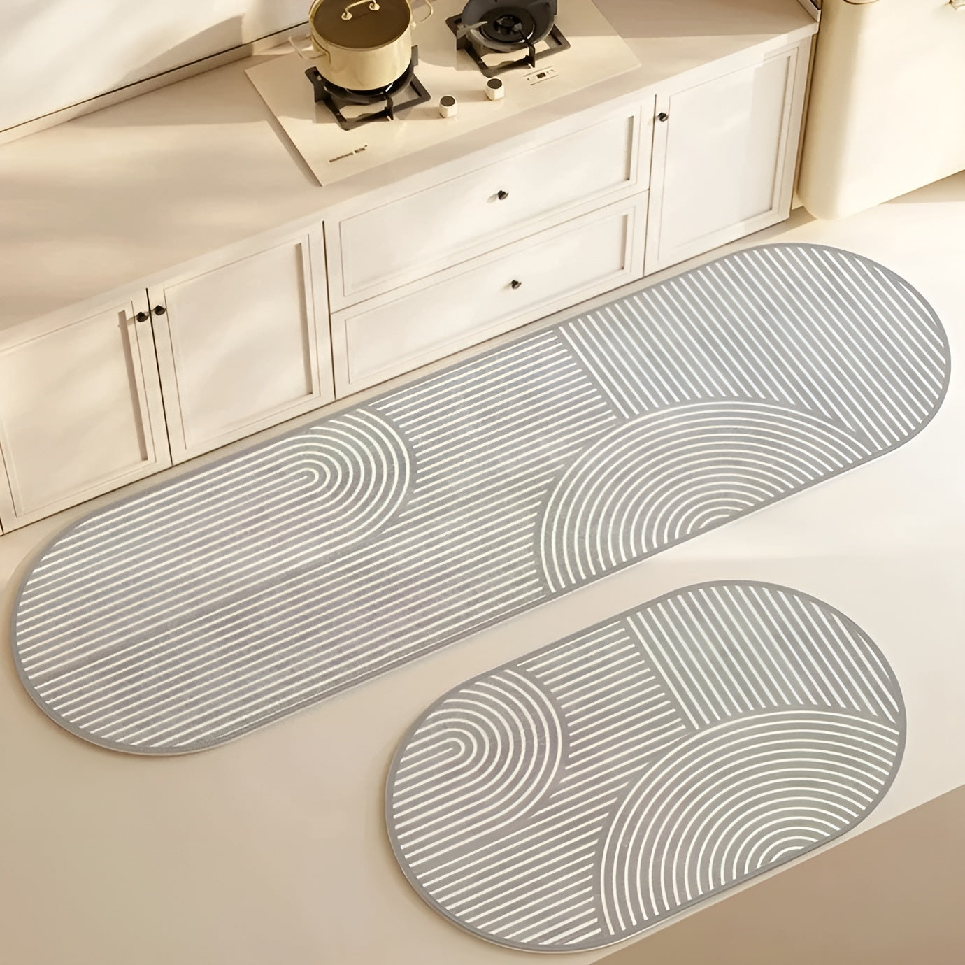 Luxury Diatomite Bathroom Mat - Absorbent Anti-Slip Mat