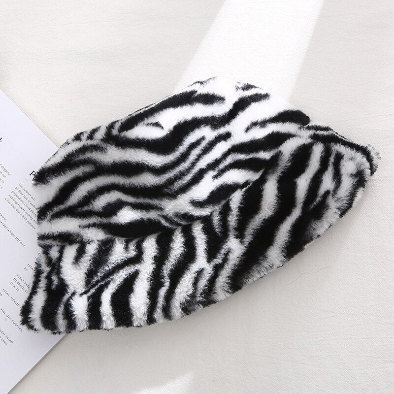 Cozy Faux Fur Warm Beanie Hat for Men Women