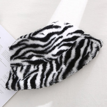 Cozy Faux Fur Warm Beanie Hat for Men Women