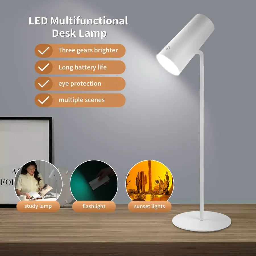 Portable LED Table Lamp with USB Charging