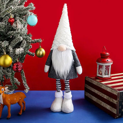 Fesara Cute Adjustable Christmas Gnome Figurines