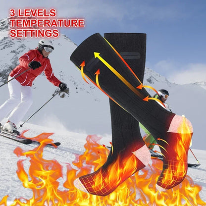 Warm Electric Socks with Battery Pack for Winter