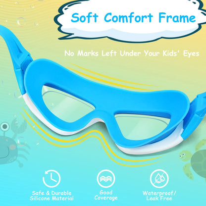 Colorful Kids Swim Goggles