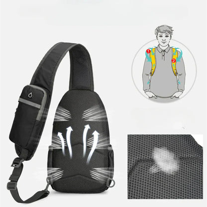 Waterproof Safety Backpack - Lightweight Crossbody Travel Bag