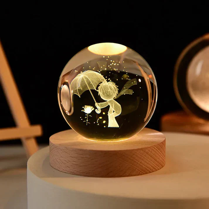 Beautiful Crystal Night Lamp Gift