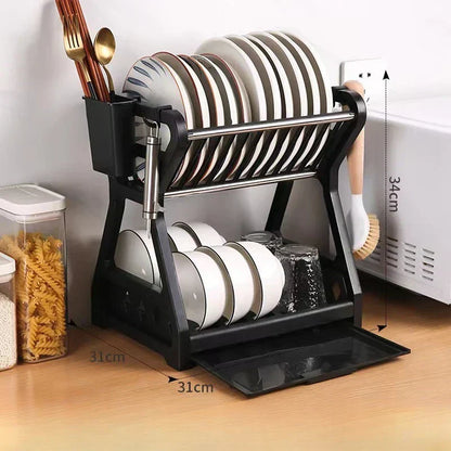 Space Saving Folding Kitchen Shelf