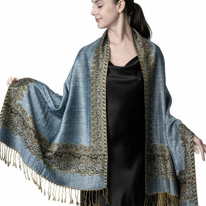 Soft Women's Cashmere Scarf Luxury Warm Print