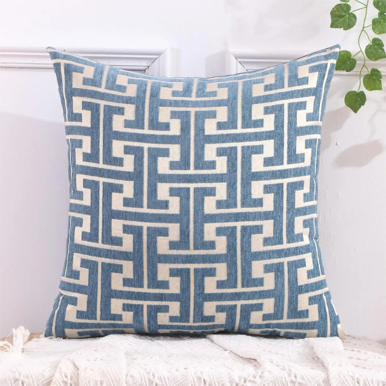 Soft Striped Decorative Pillow Cover - Fesara