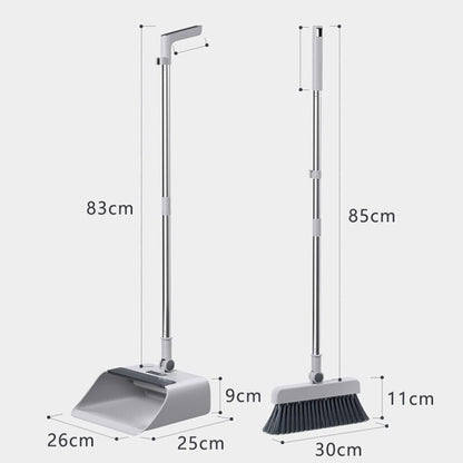 Compact 3in1 Easy Sweep Extendable Dustpan Kit
