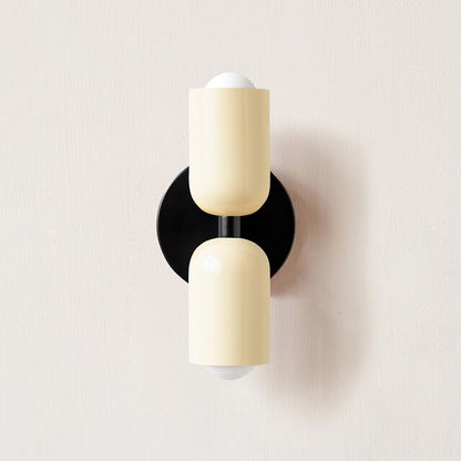 Stylish White LED Wall Lights - Dual Mode, Low Energy - Fesara