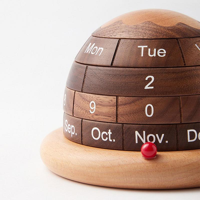 Natural Wood Desk Calendar Block