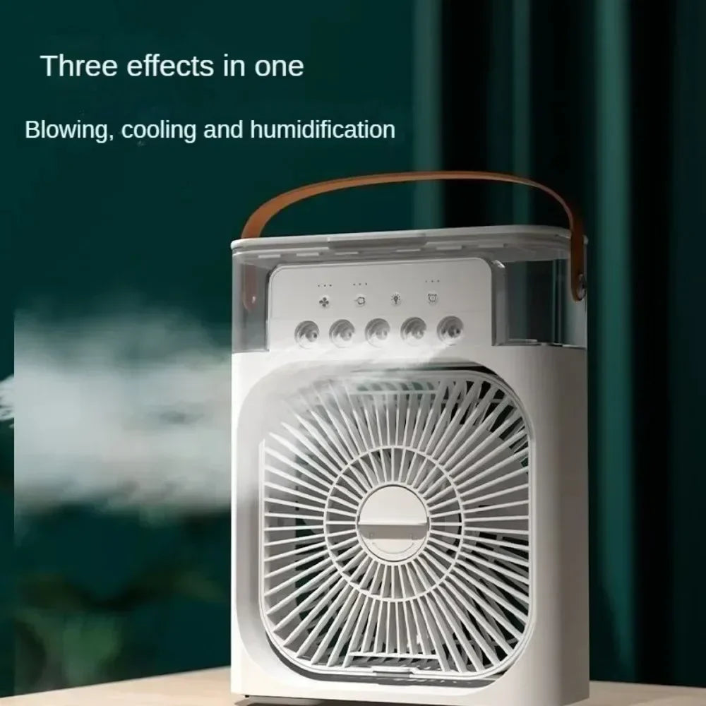 Compact Portable Air Cooler with Fan and Humidifier
