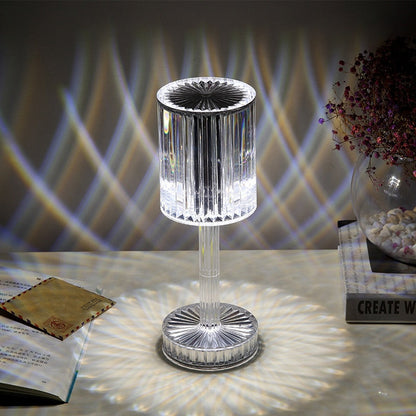 Luxury Crystal Glass Bedside Table Lamp