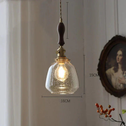 Classic Vintage Glass Table Lamp