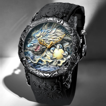 Vintage Dragon Quartz Watch - Fesara