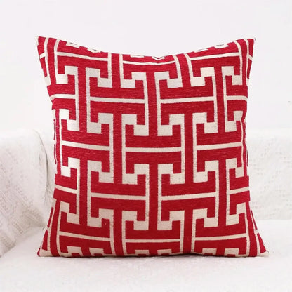 Decorative Stitched Pillow Cover for Home Decor