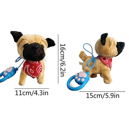 Cuddly Puppy Robot Toy with Remote and Leash