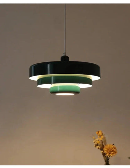 Stylish 3-Tier Pendant Lamp in Pastel Colors
