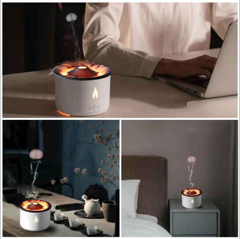 Cool Mist Air Humidifier Table Lamp