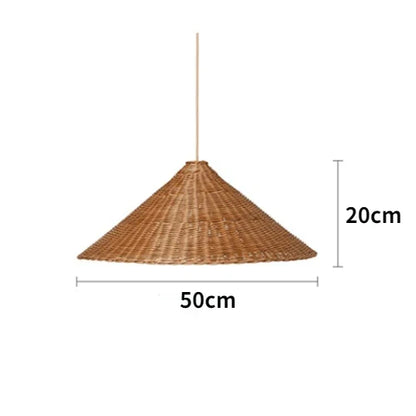Natural Bamboo LED Hanging Light