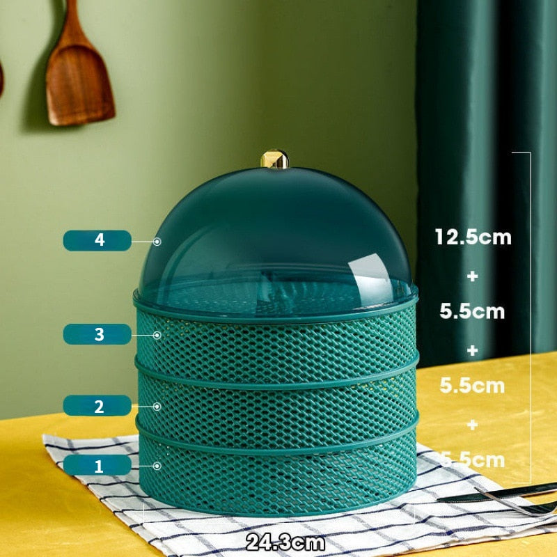 Fesara | Adjustable Clear Plastic Food Container Cover - Fesara
