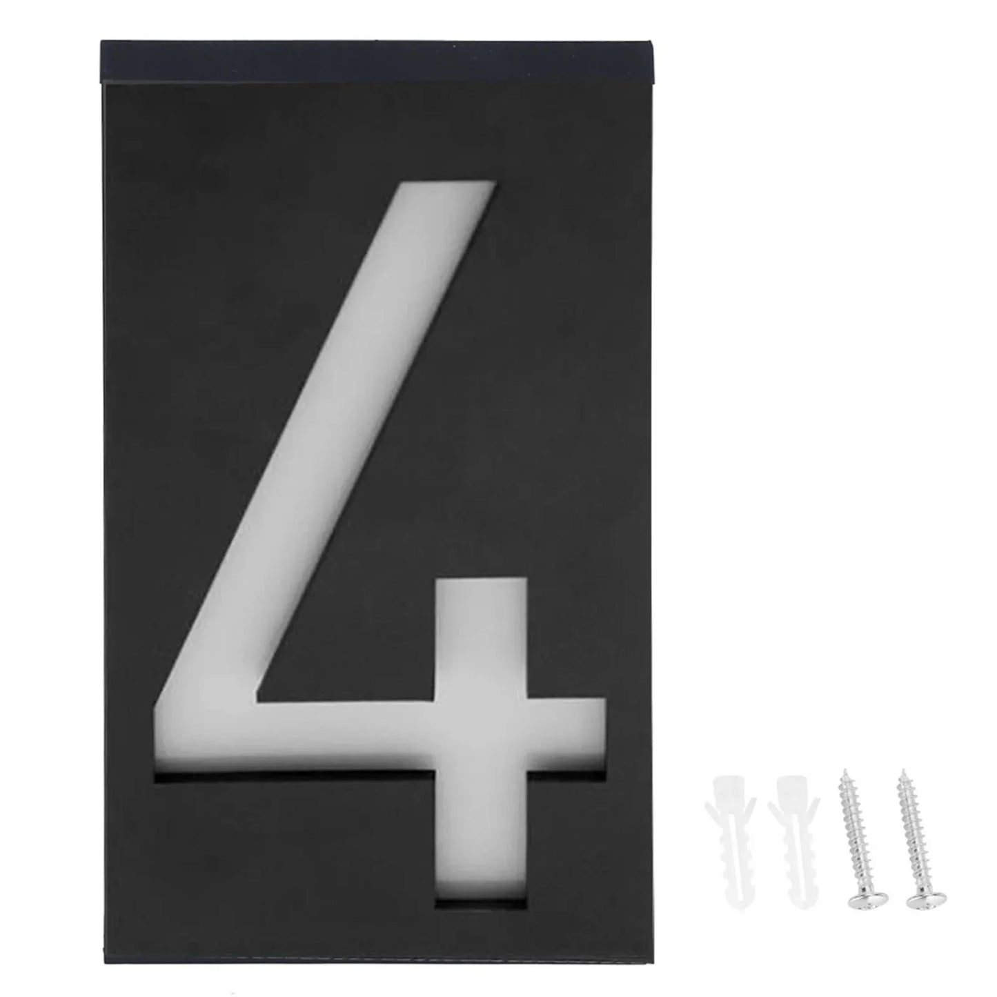 Bright Solar Powered House Number Lamp