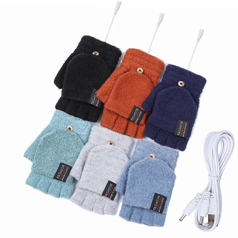 Warm Rechargeable Heated Gloves for Men Women