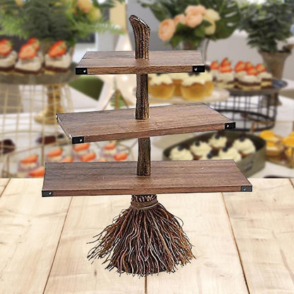 Magical 3 Tier Broom Shape Storage Stand - Fesara